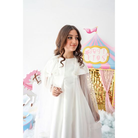 صورة فستان بناتي فراشة سكري - m3626